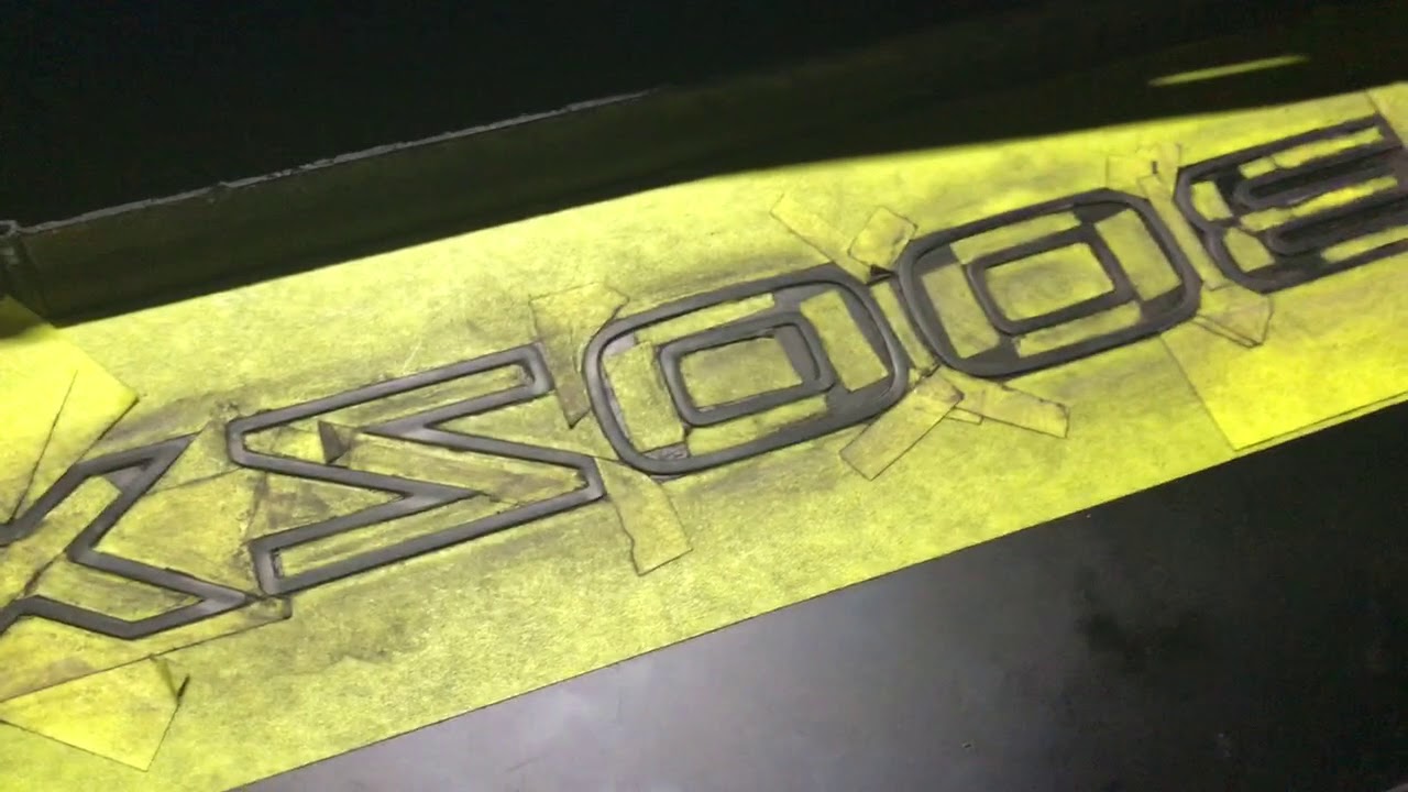 DIY glow 300ZX Center Panel