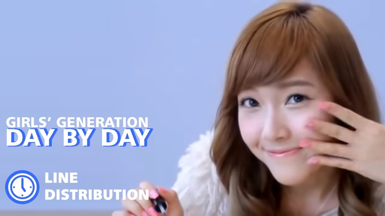 Girls' Generation (소녀시대) - Day By Day (좋은 일만 생각하기) (Line Distribution)