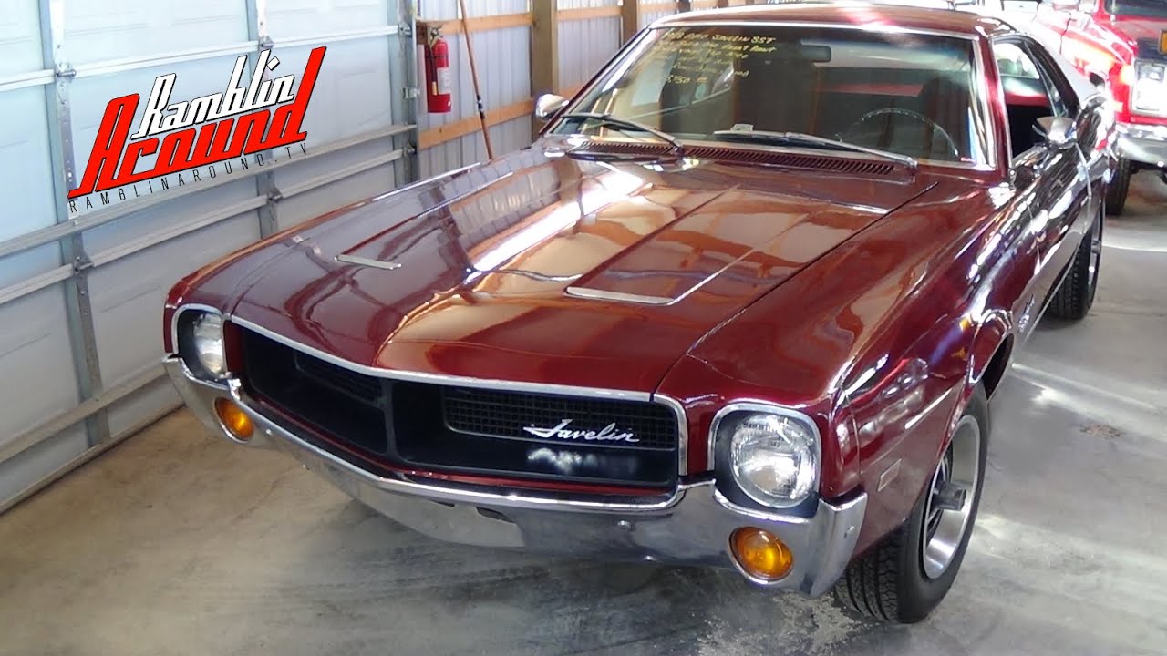 AMC Javelin SST 343 V8 1968 года выпуска на выставке Country Classic Cars.