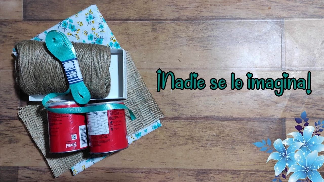 Cómo transformar CAJAS y LATAS en una CESTA decorativa ✨ | DIY Reciclaje
