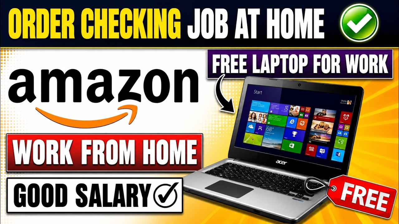 🔴For August 2026 | Amazon Announced - Work from Home Job | Order Checking Job At Home 🔥