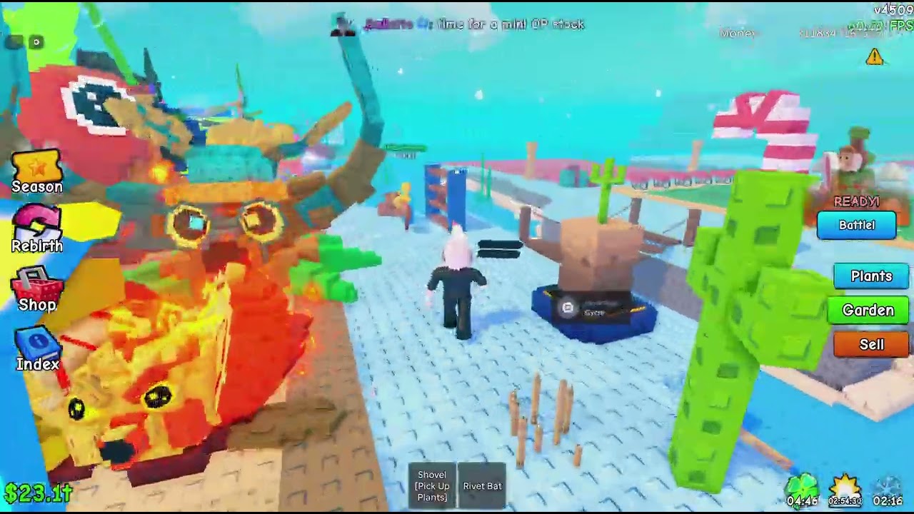 Admin abuse #roblox #plantvsbrainrot