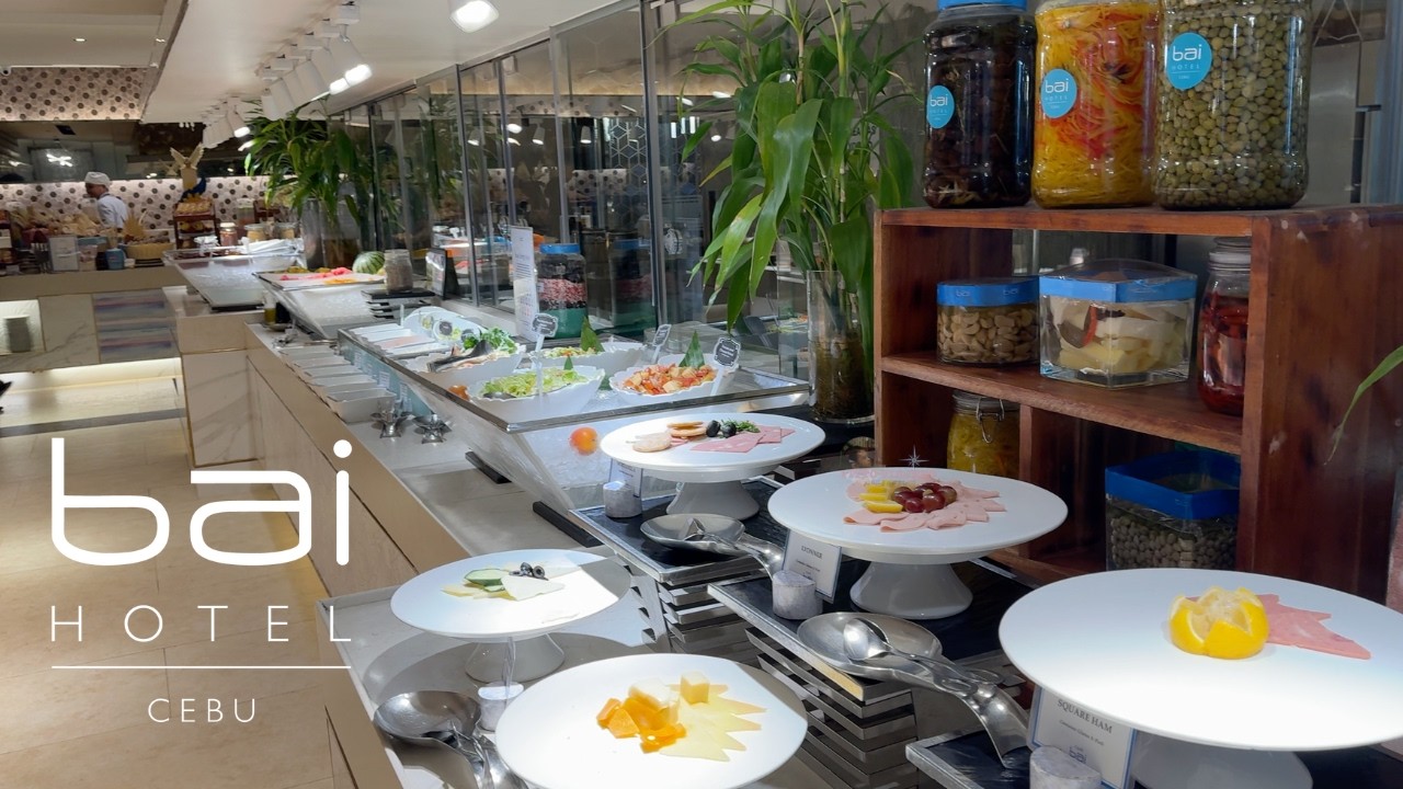 BUFFET BREAKFAST AT BAI HOTEL CEBU || PRICE AT PHP 1,288 || CEBU CITY, PHILIPPINES (4K).