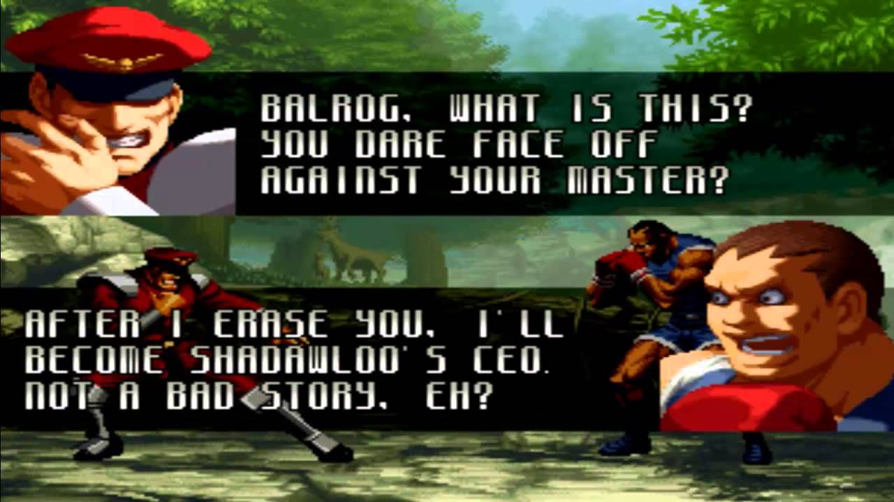SvC Chaos - SNK vs. Capcom: All M.Bison/Vega's (Dictator) Pre-Battle Dialogue