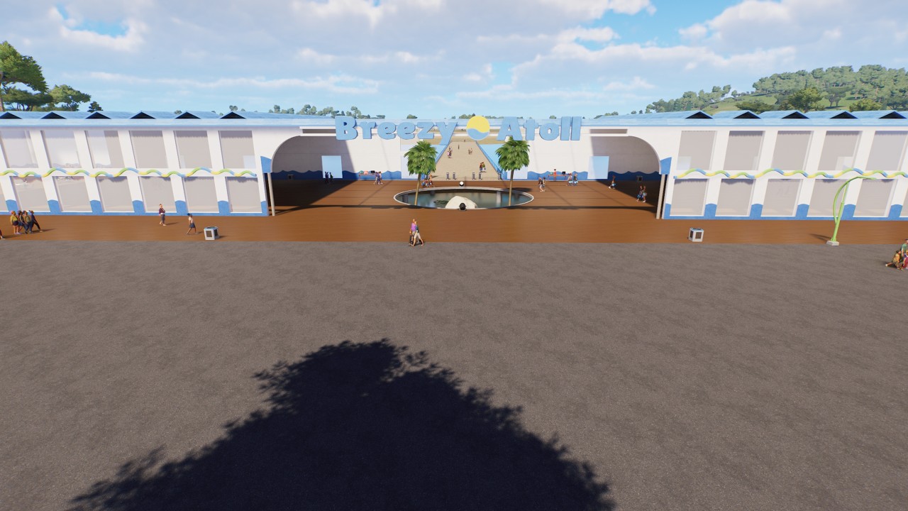 Building A Tilt Coaster | Breezy Atoll | Planet Coaster 2
