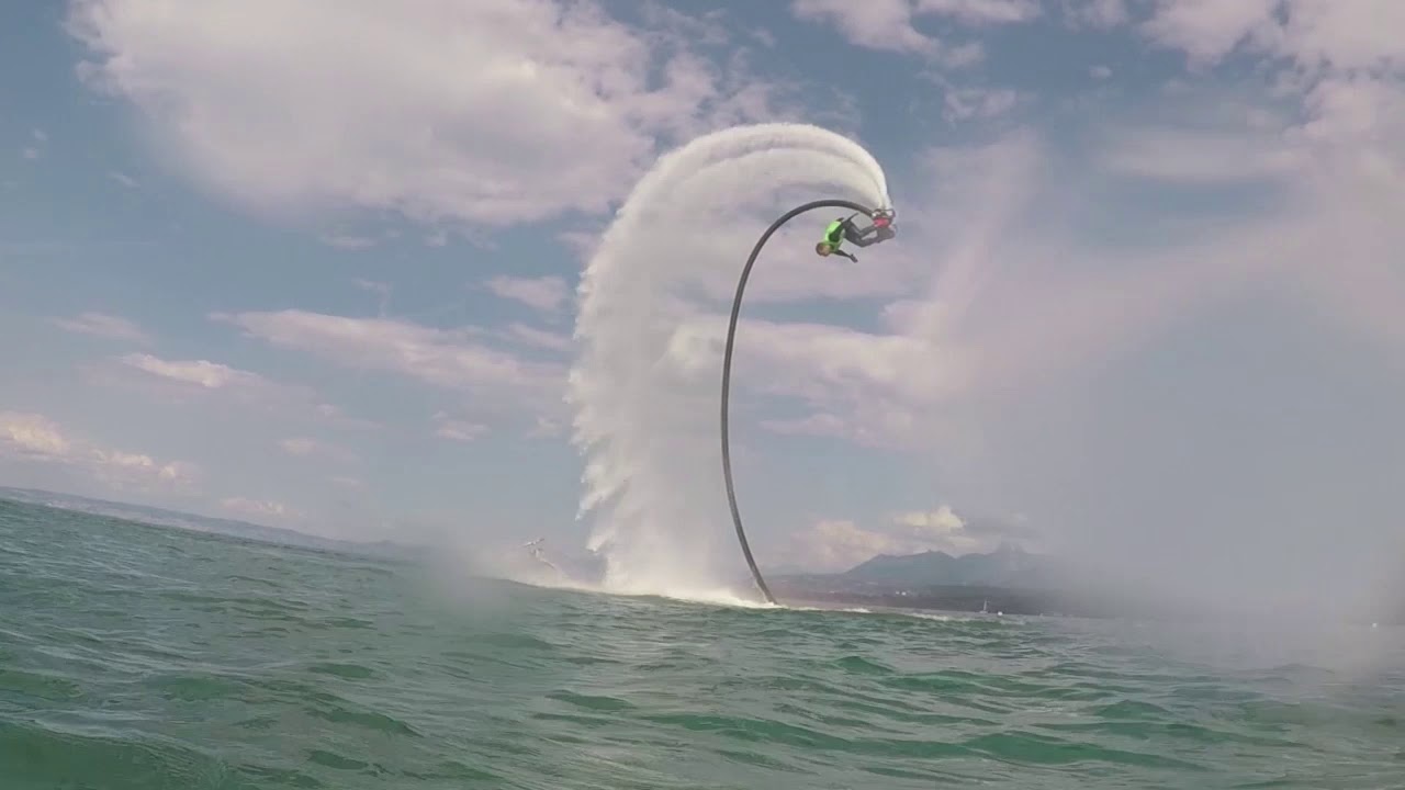 FlyBoard... Entrainement Back Flip...