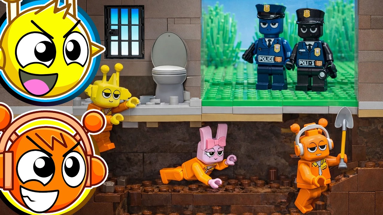 A FUGA DA PRISÃO LEGO SPRUNKI