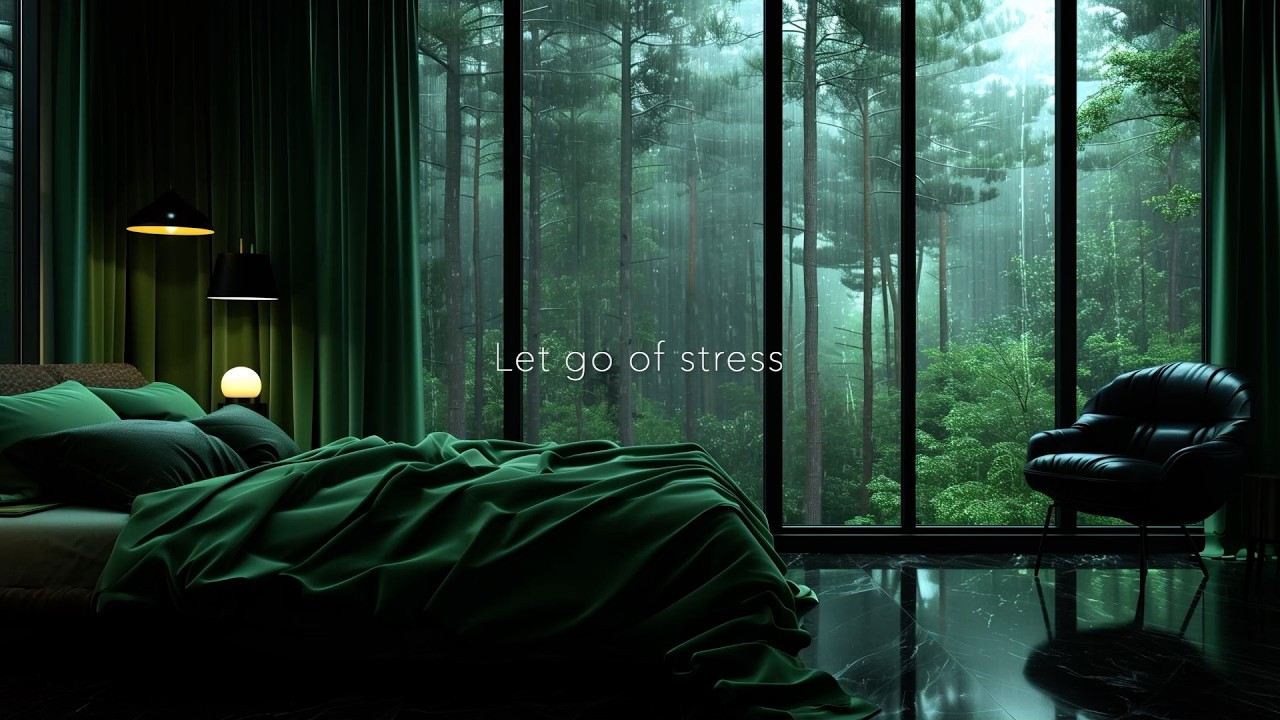 ストレスを手放すための静かな雨音【1時間・広告なし】Let Go of Stress with Gentle Rain Sounds