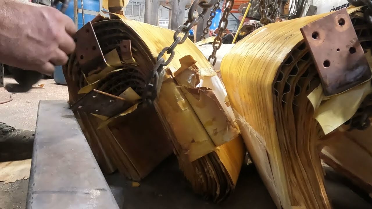 Massive 1400 Lbs Of Copper Coils