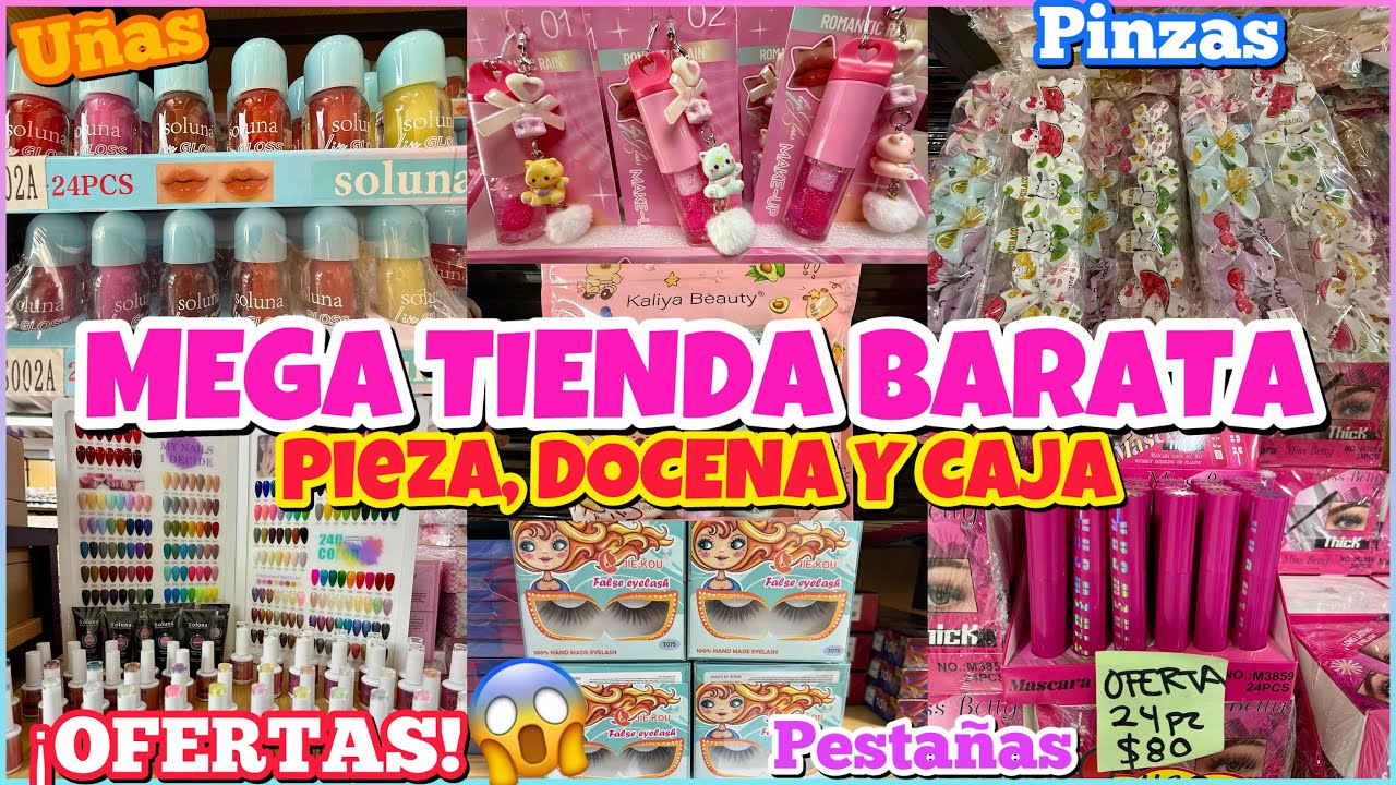🤑MEGA TIENDA BARATA / ¡PRECIOS x PIEZA, DOCENA Y CAJA!😱 / PESTAÑAS, UÑAS, COSMETICOS / CENTRO CDMX