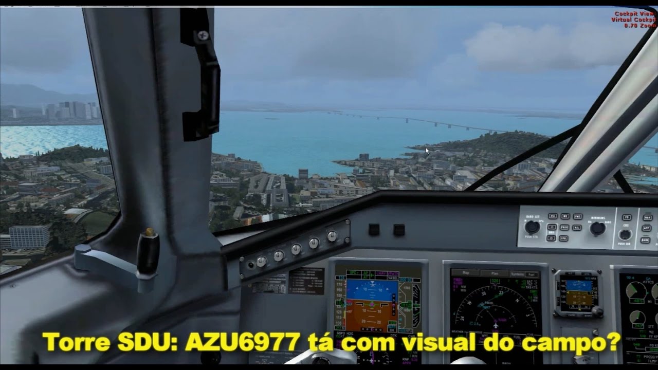 FSX - Pouso em SDU c/ Controlador Online - IVAO
