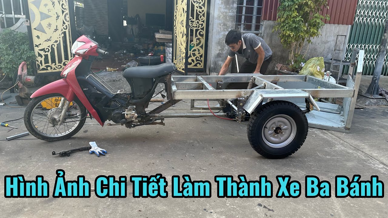 Hình Ảnh Chi Tiết Hướng Dẫn Sơ Bộ Làm Xe Ba Bánh