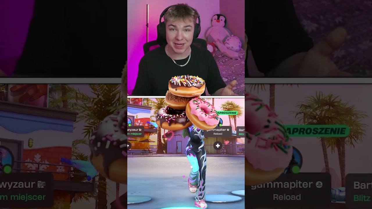 To może być m&oacute;j ostatni Tłusty Czwartek&hellip; 😨🍩  #izerekk  #fortnite