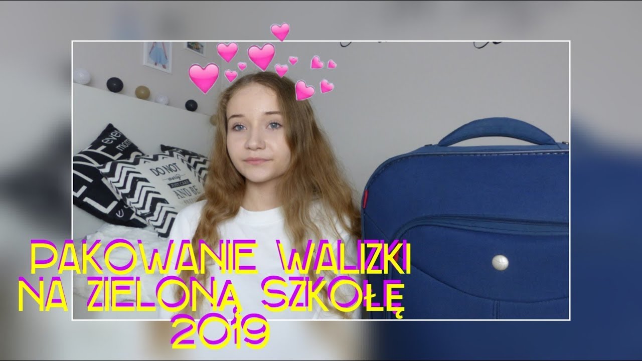 MOJA WALIZKA NA ZIELONĄ SZKOŁĘ