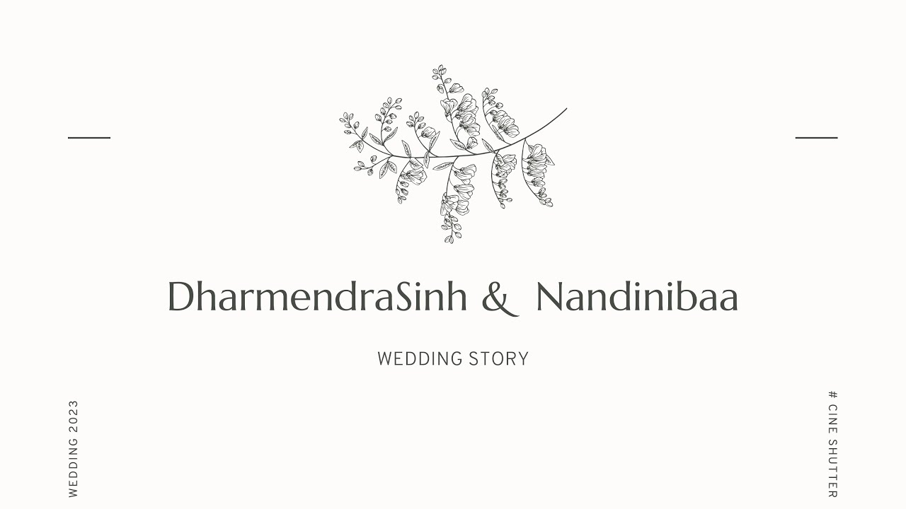 DHARMEDRASINH & NANDINIBAA || WEDDING TEASER 2023 || #cineshutter #wedding #indianwedding