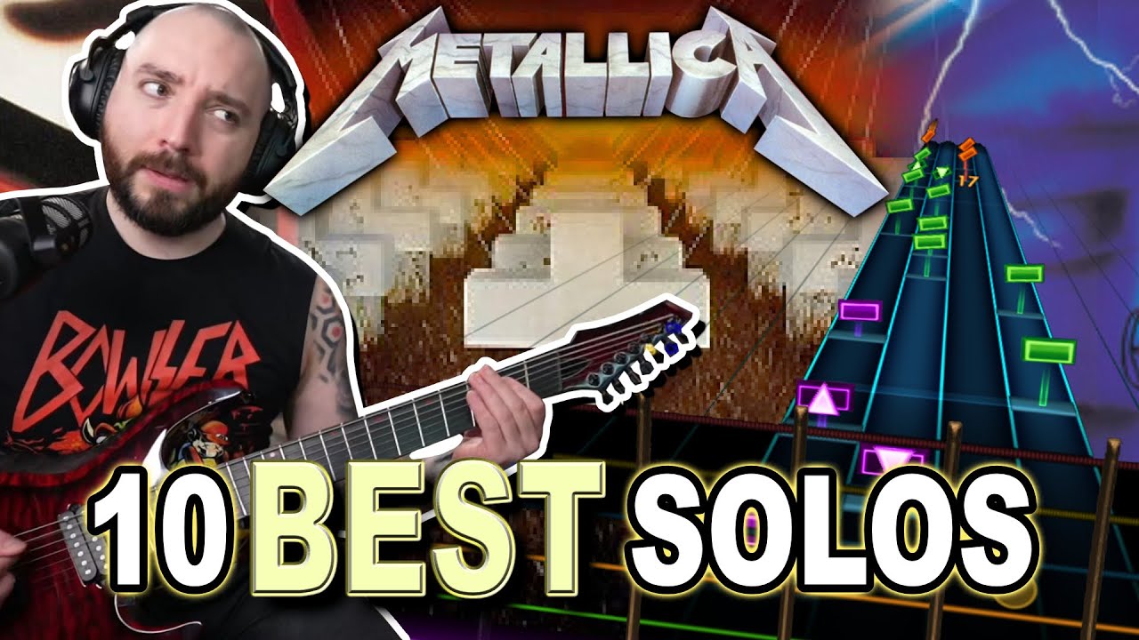 10 BEST SOLOS TO SIGHTREAD IN ROCKSMITH! (Metallica Edition)