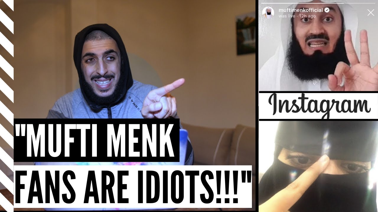 GIRL TRIES EXPOSING MUFTI MENK LIVE - INSTAGRAM