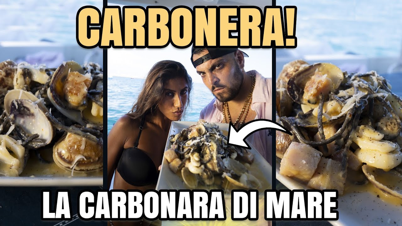 LA CARBONARA di mare ricetta sullo YACHT