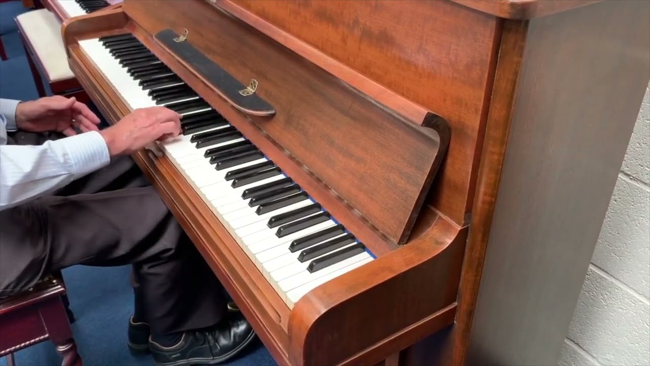 Small Bluthner upright piano 110cm c1938. Similar in tone to their good baby grand pianos