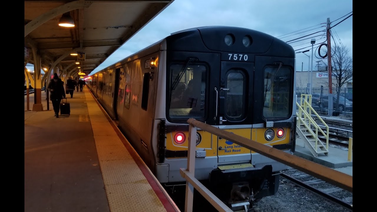 Long Island Railroad: On Board Long Beach Branch M7 LIRR From Atlantic Terminal to Long Beach