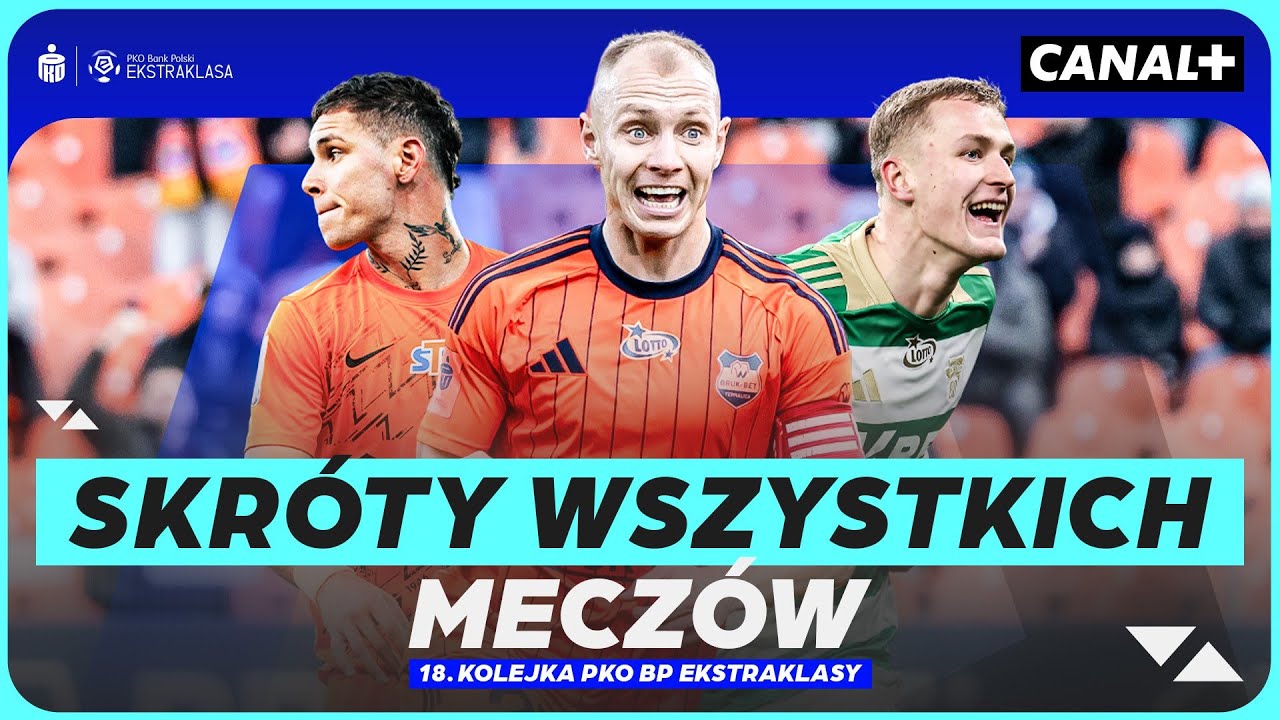 WSZYSTKIE GOLE 18. KOLEJKI PKO BP EKSTRAKLASY | EKSTRAKLASA HIGHLIGHTS SHOW