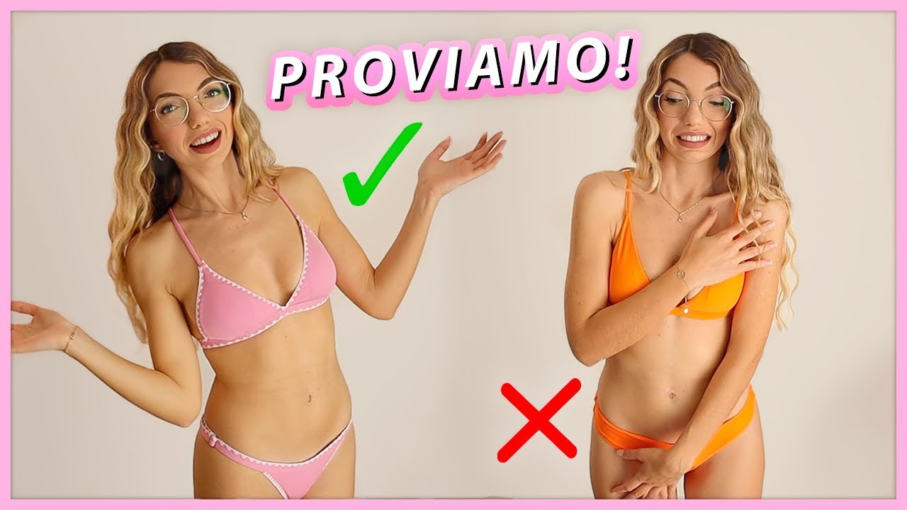 Provo tutti i miei COSTUMI 👙