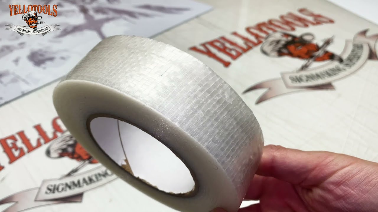 Yellotools BannerBoost Tape Clear - Bannerverstärkungsband | Werbetechnik Werkzeug