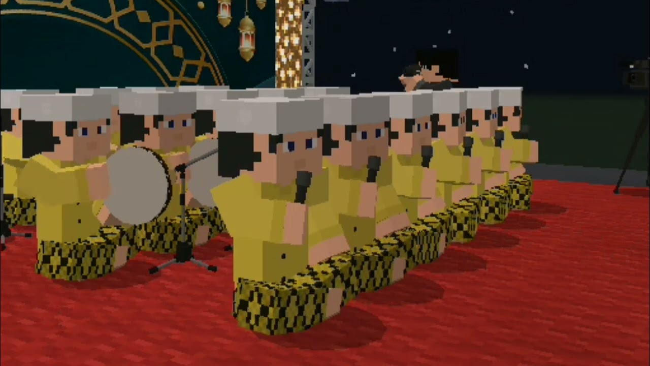 azzahir versi minecraft sholawat | hayyul hadi | #majelisazzahir