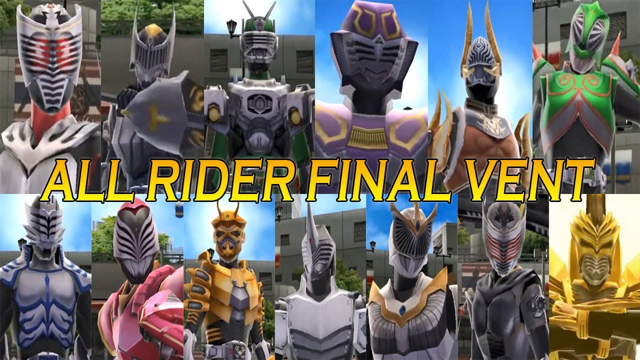 ALL KAMEN RIDER RYUKI SERIES FINAL VENT / FINISHER / SPECIAL MOVE 60FPS NOT HENSHIN
