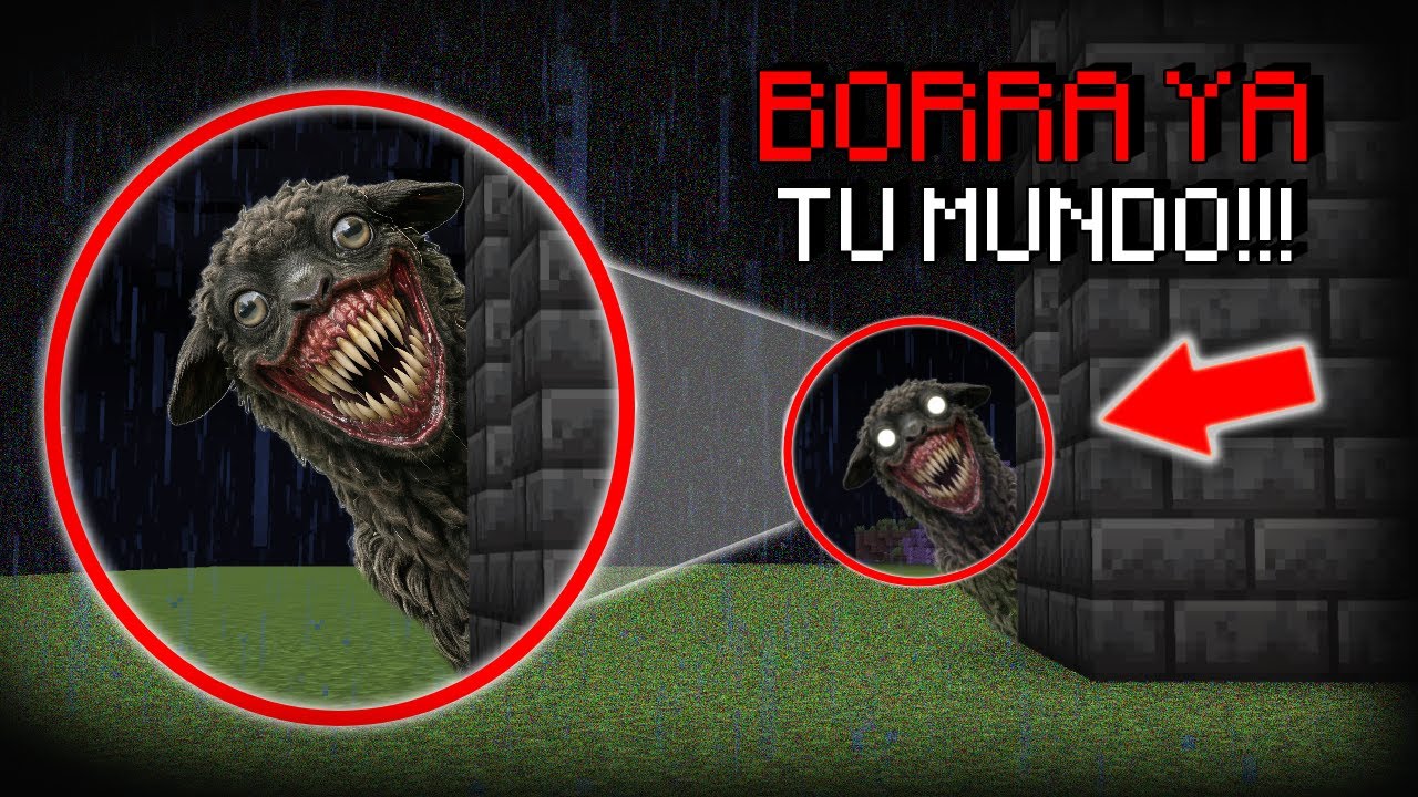 SI VES ESTO BORRA TU MUNDO O MORIRAS || MINECRAFT CREPPYPASTA