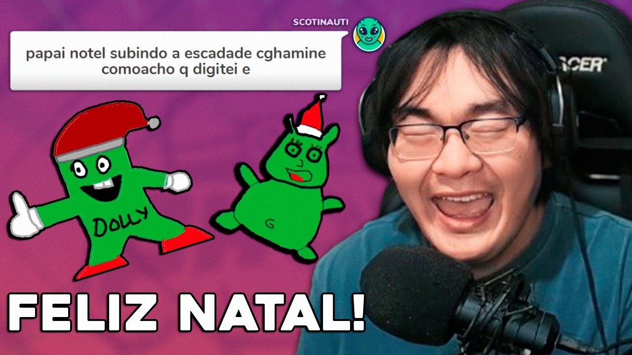 ESPECIAL DESENHANDO Personagens DO NATAL (ft. Scottonauta e Umild)