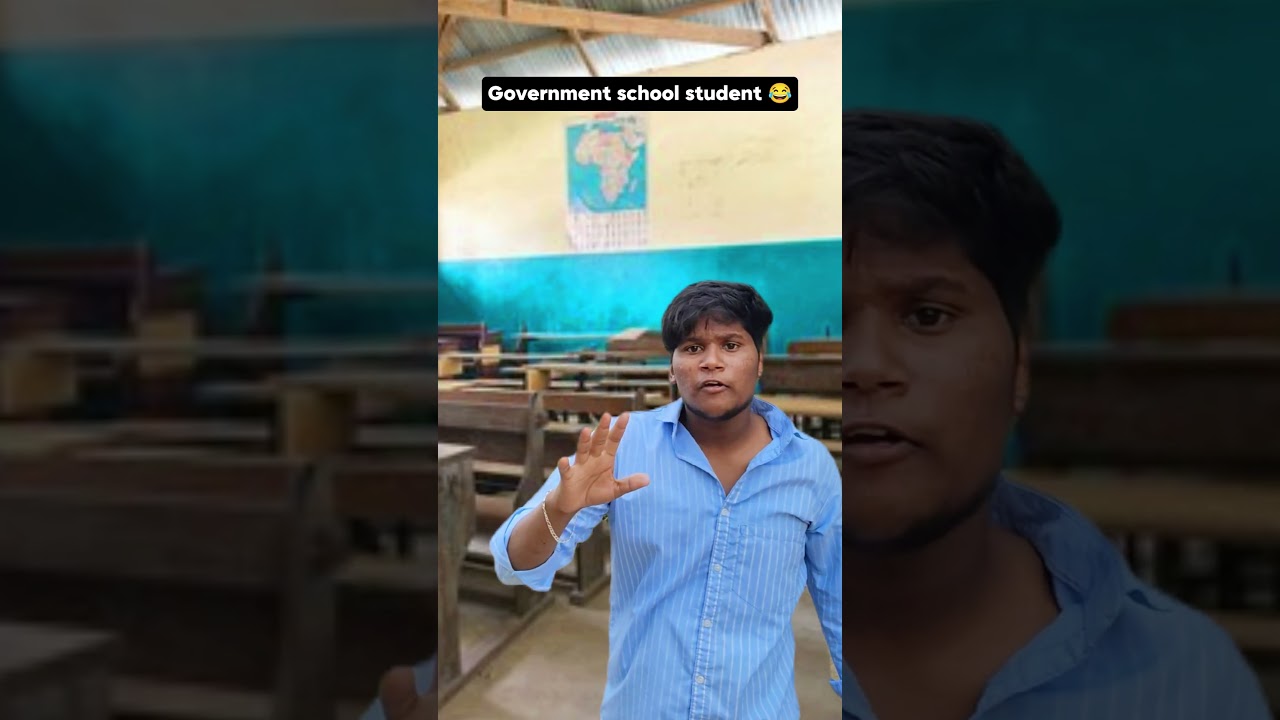 private school student vs government school student 🤣 (1k complete cheyandi guys 💯)