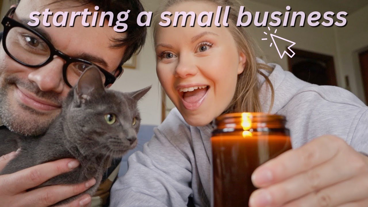 STARTING A SMALL BUSINESS (candle making, handmade, daily vlog, countryside)