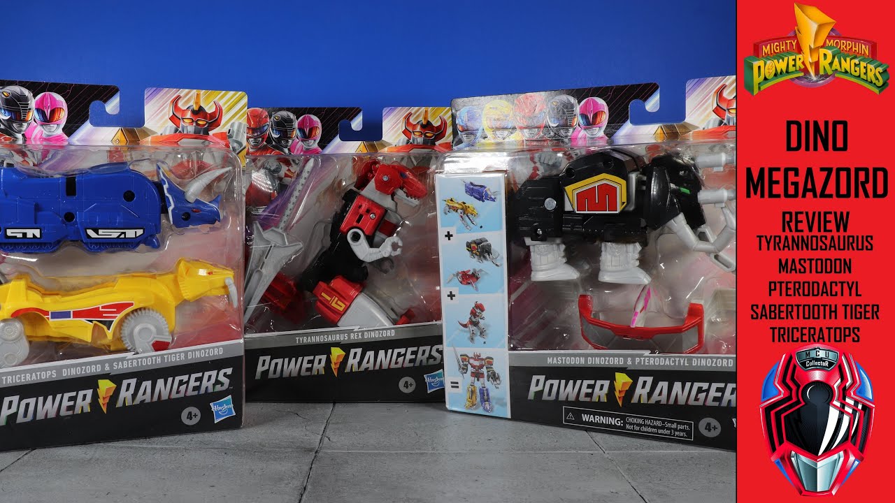 Hasbro Power Rangers DINO MEGAZORD Combined Figure Review