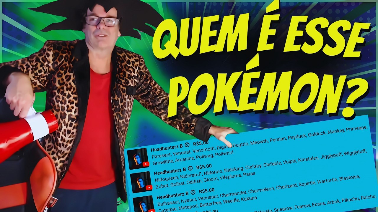 Live virou Pokédex? Caio Finan tira o juízo do Gil | Pesquisas hilárias