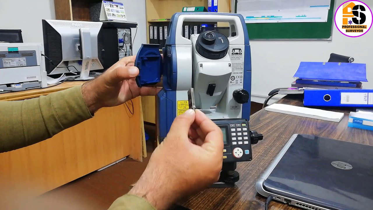 How to import coordinate in total station. sokkia cx105 total station!!Chapter #22.