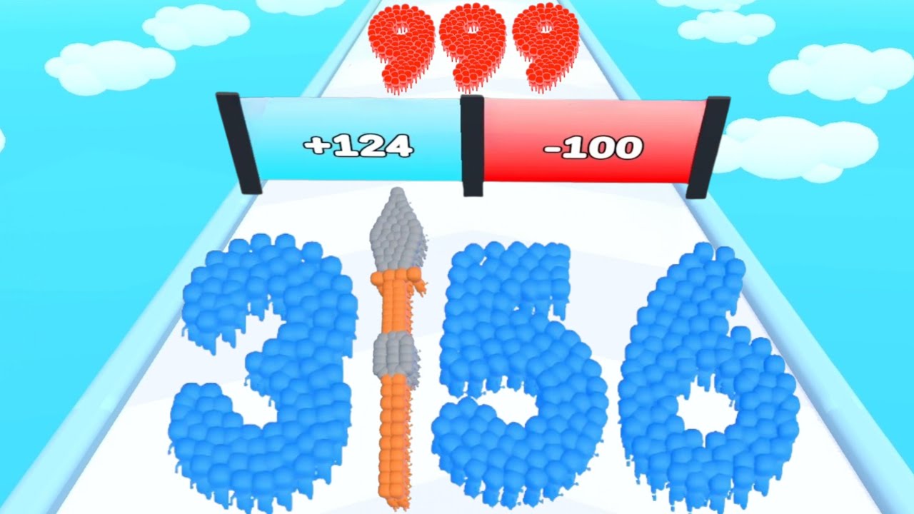 NUMBER MASTER – Crowd Number Run 3D | Merge & Level Up Numbers (Android iOS Gameplay)