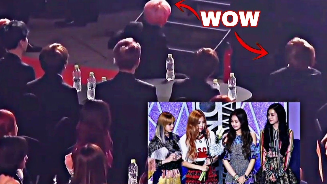 BTS REACTION TO BLACKPINK SPEECH/ROSE SPEAKS ENGLISH/2017 GCA