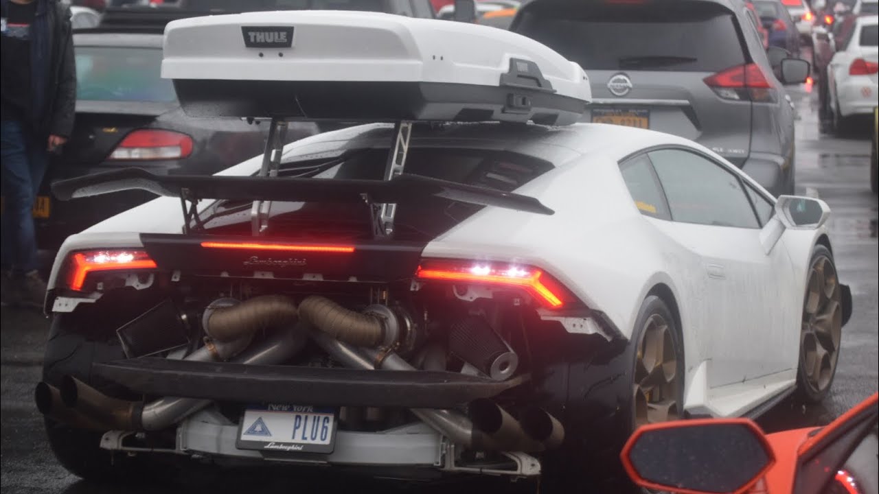 Insane Twin Turbo Lamborghini Huracan and Aventador Rev Off🔥🔥