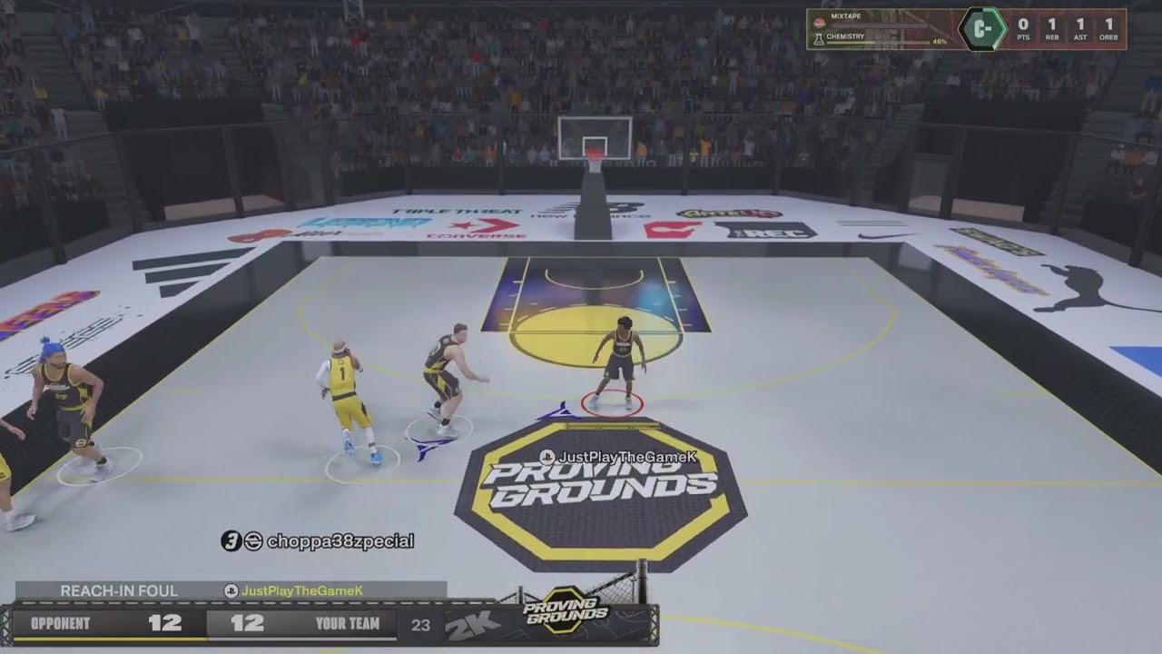 One of my first Proving Grounds games in NBA 2K26