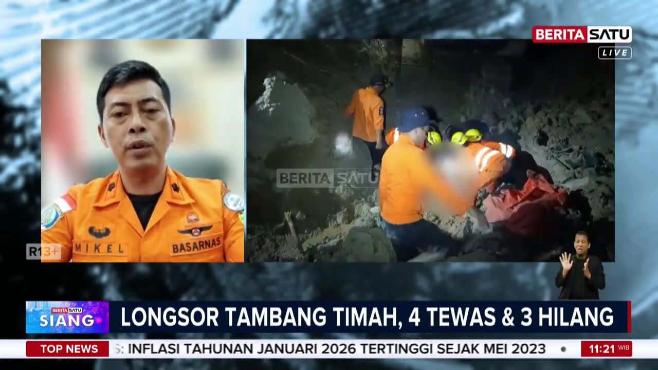 Longsor Tambang Timah Bangka, 4 Korban Masih Terkubur! #beritasatu