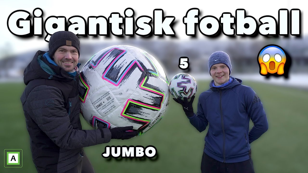 Tester Gigantisk Fotball 🤣