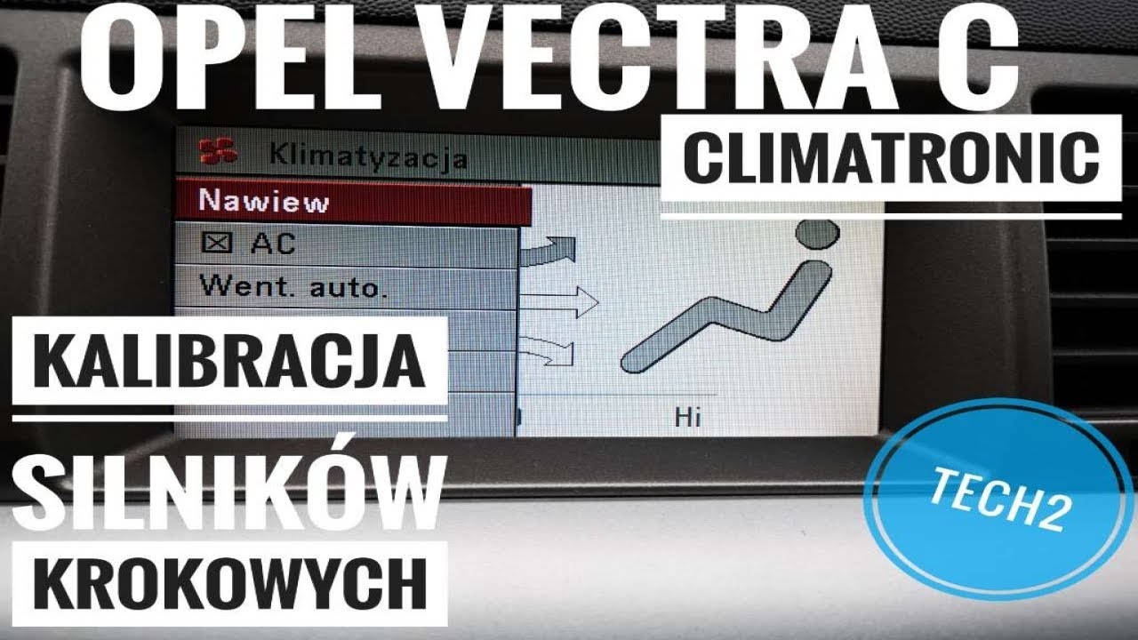 Opel Vectra Climatronik i regulacja klap nawiewów
