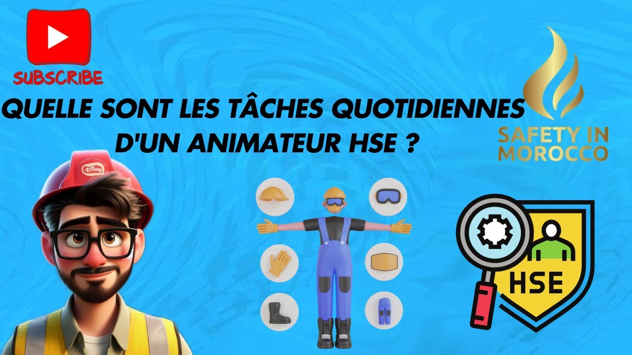 quelle sont les tâches quotidiennes d'un animateur HSE ?🧯🚧⛑️👷