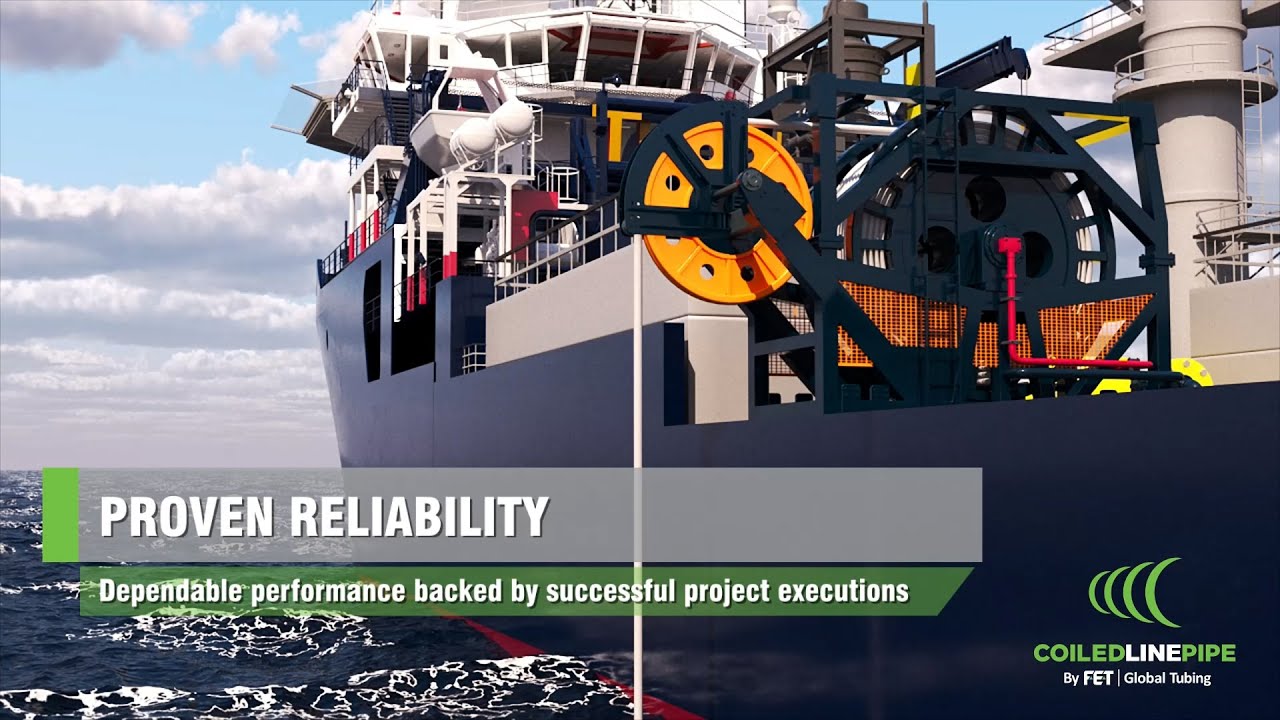 FET Global Tubing’s Coiled Line Pipe for Subsea Downline and Riserless Intervention Operations