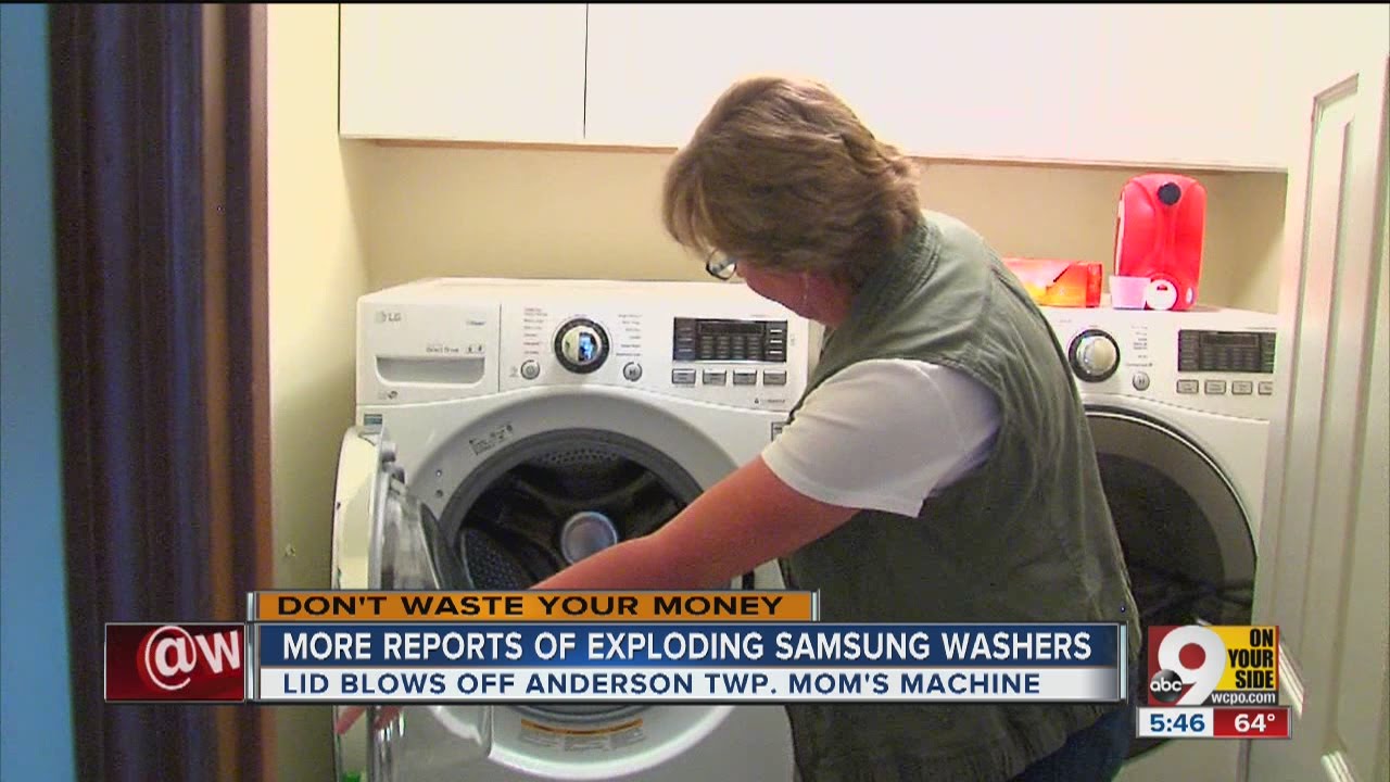 More reports of exploding Samsung washers