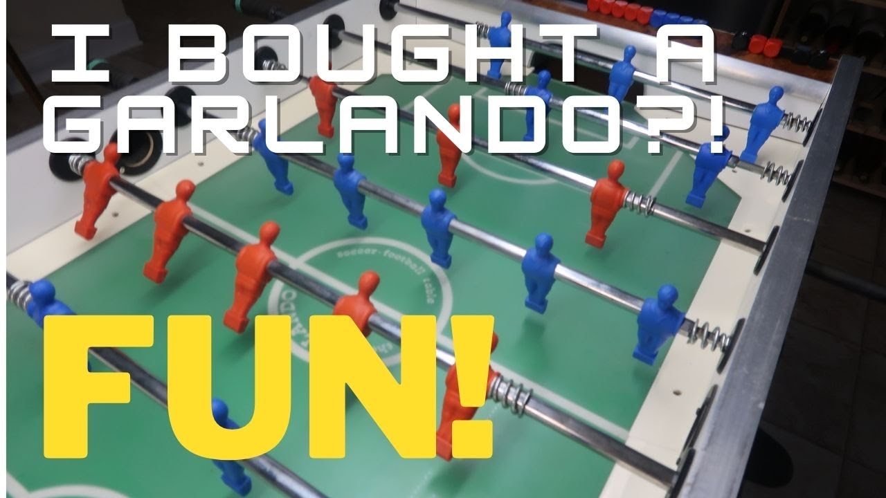 I bought a Garlando Foosball Table?! (Well sort of)