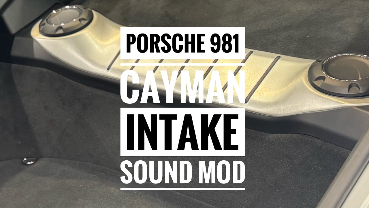 Porsche Cayman 981 Intake Sound Free Mod