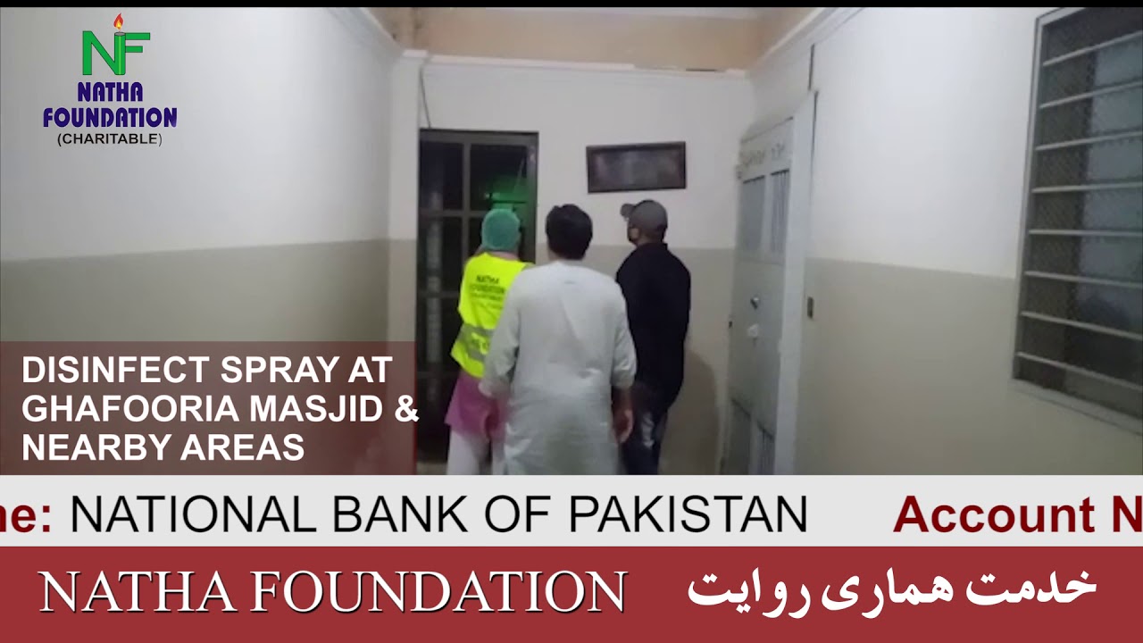DISINFECTED SPRAY IN GHAFOORIA MASJID GARDEN EAST & NEAREST AREA BY NATHA FOUNDATION