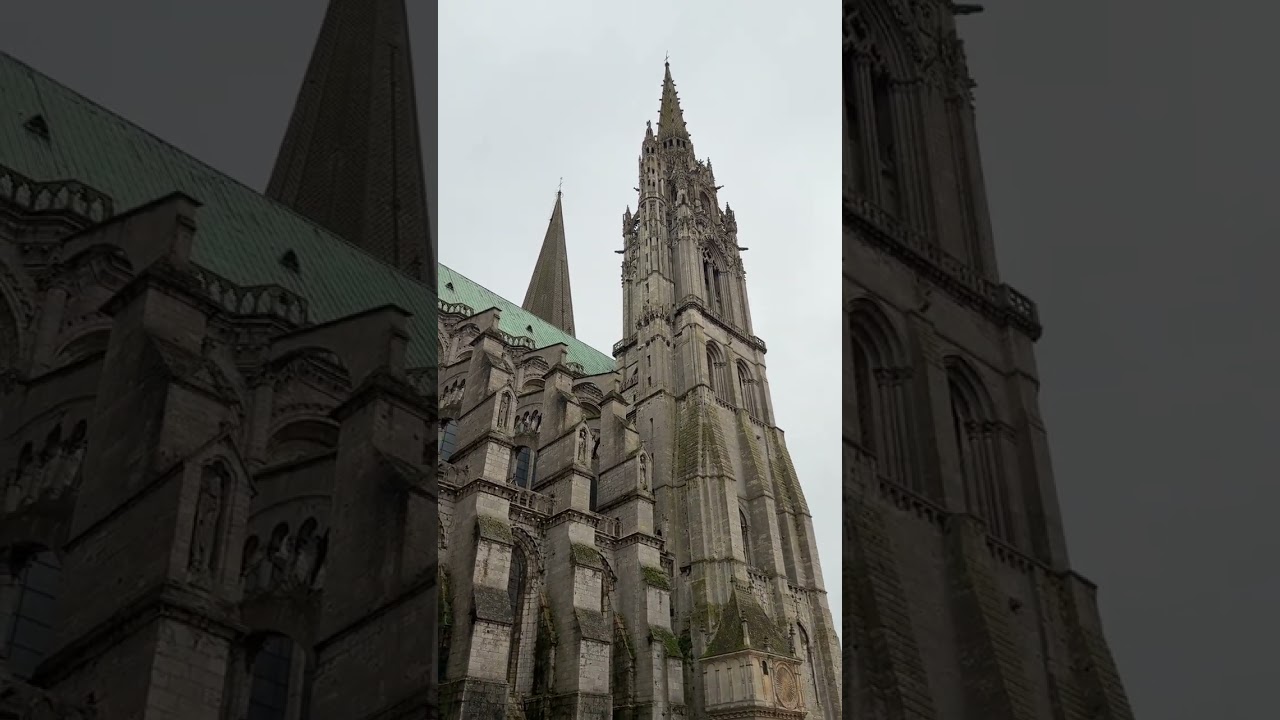 Notre-Dame Cathedral in a village called Chartres